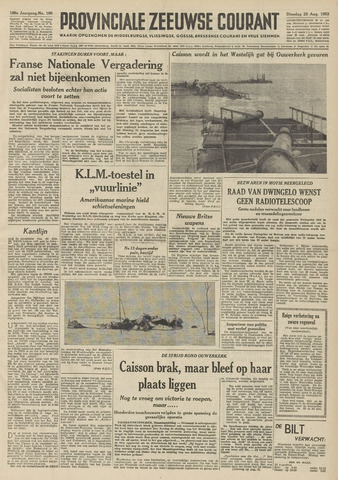 Provinciale Zeeuwse Courant 1953-08-25