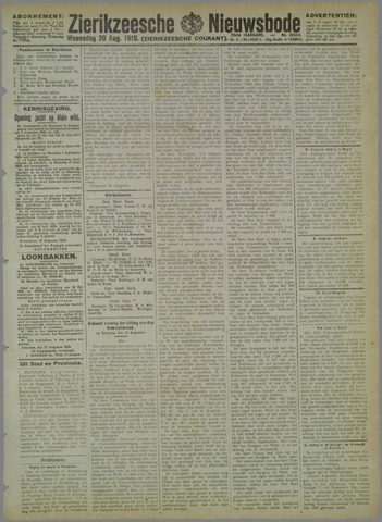 Zierikzeesche Nieuwsbode 1919-08-20