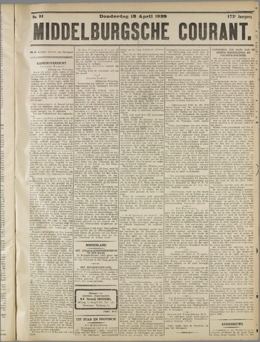 Middelburgsche Courant 1929-04-18