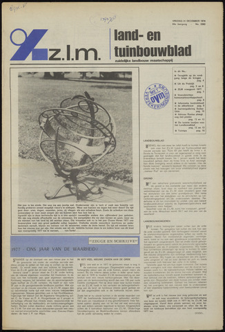 Zeeuwsch landbouwblad ... ZLM land- en tuinbouwblad 1976-12-31
