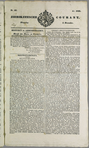 Zierikzeesche Courant 1838-12-04