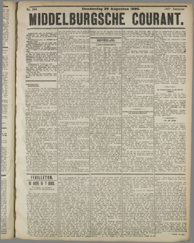 Middelburgsche Courant 1920-08-26