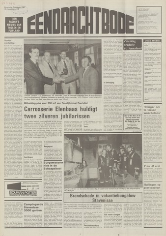 Eendrachtbode /Mededeelingenblad voor het eiland Tholen 1986-08-07