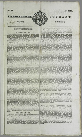 Zierikzeesche Courant 1838-02-06