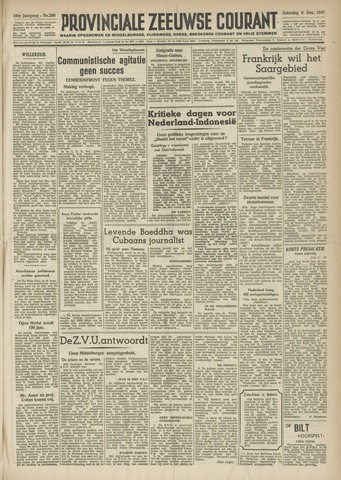 Provinciale Zeeuwse Courant 1947-12-06