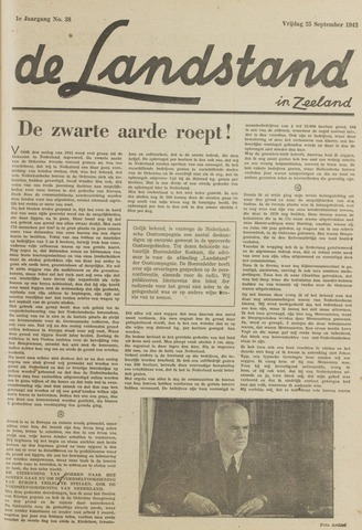De landstand in Zeeland, geïllustreerd weekblad. 1942-09-25