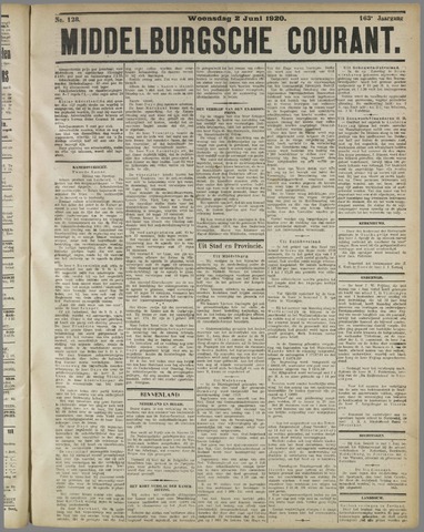 Middelburgsche Courant 1920-06-02