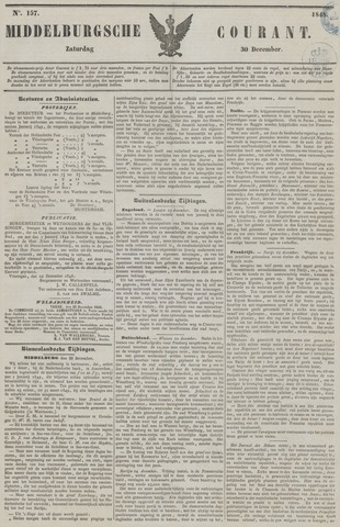 Middelburgsche Courant 1848-12-30