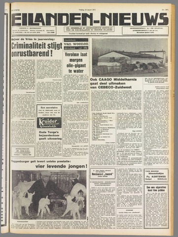Eilanden-nieuws. Christelijk streekblad op gereformeerde grondslag 1971-03-19