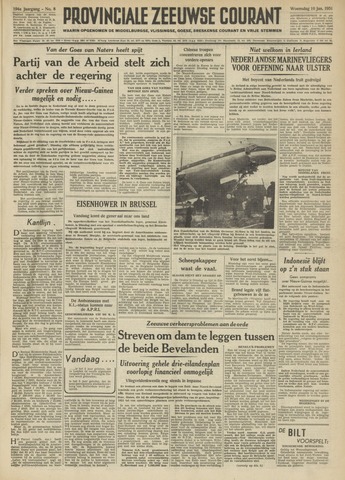 Provinciale Zeeuwse Courant 1951-01-10