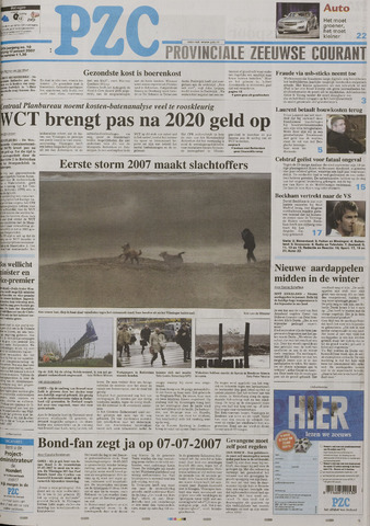 Provinciale Zeeuwse Courant 2007-01-12