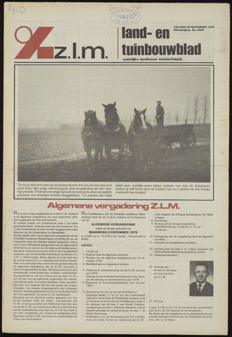 Zeeuwsch landbouwblad ... ZLM land- en tuinbouwblad 1979-11-30