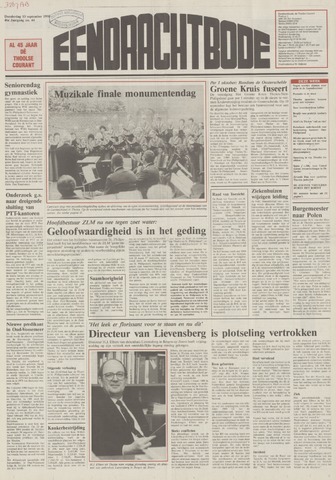 Eendrachtbode /Mededeelingenblad voor het eiland Tholen 1990-09-13