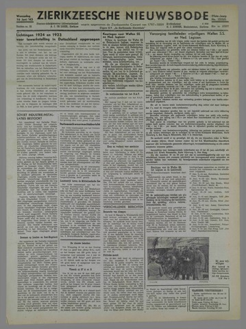 Zierikzeesche Nieuwsbode 1943-06-16