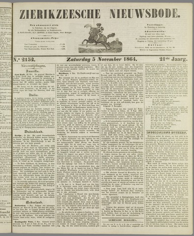 Zierikzeesche Nieuwsbode 1864-11-05
