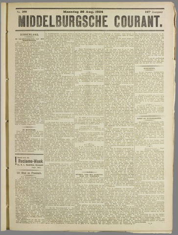 Middelburgsche Courant 1924-08-25