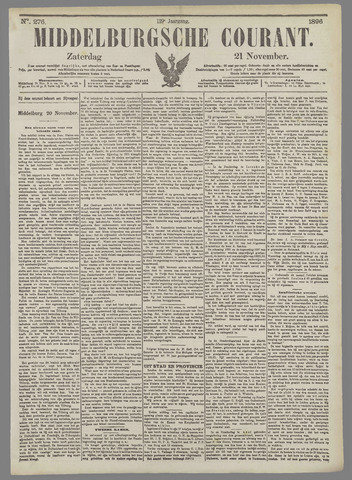 Middelburgsche Courant 1896-11-21