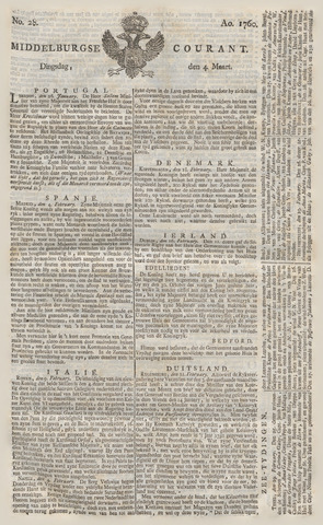 Middelburgsche Courant 1760-03-04