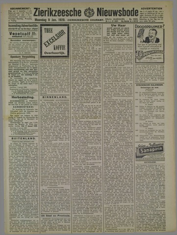 Zierikzeesche Nieuwsbode 1928-01-09