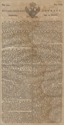 Middelburgsche Courant 1772-12-24