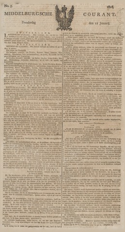 Middelburgsche Courant 1816-01-11
