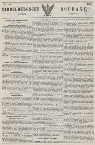Middelburgsche Courant 1849-10-06