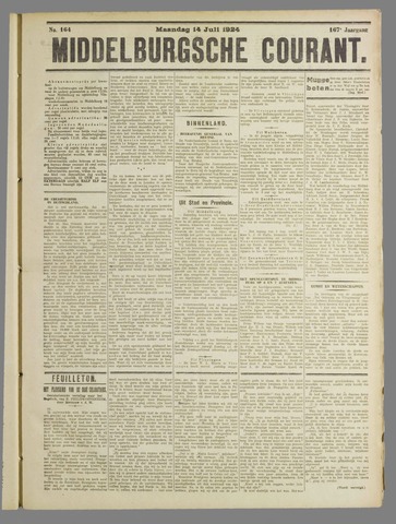 Middelburgsche Courant 1924-07-14