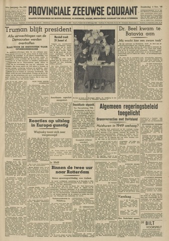 Provinciale Zeeuwse Courant 1948-11-04