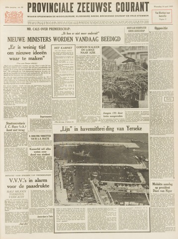 Provinciale Zeeuwse Courant 1965-04-14