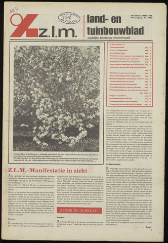 Zeeuwsch landbouwblad ... ZLM land- en tuinbouwblad 1978-05-12