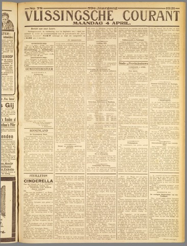 Vlissingse Courant 1921-04-04