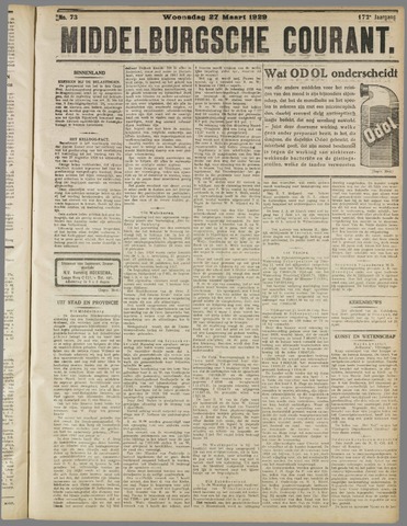 Middelburgsche Courant 1929-03-27