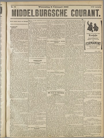 Middelburgsche Courant 1929-02-06