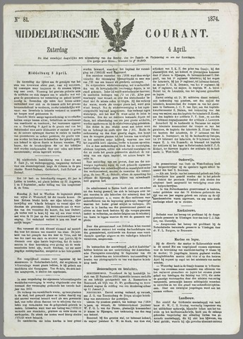 Middelburgsche Courant 1874-04-04