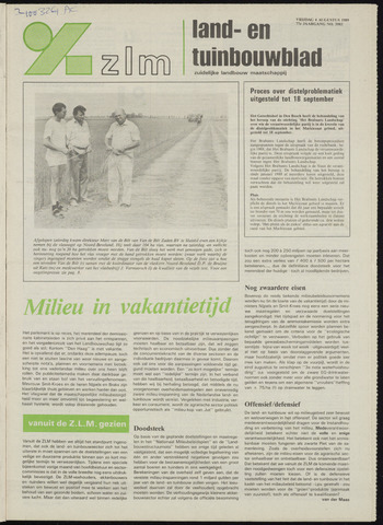 Zeeuwsch landbouwblad ... ZLM land- en tuinbouwblad 1989-08-04
