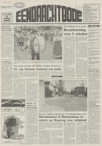 Eendrachtbode /Mededeelingenblad voor het eiland Tholen 1990-03-29
