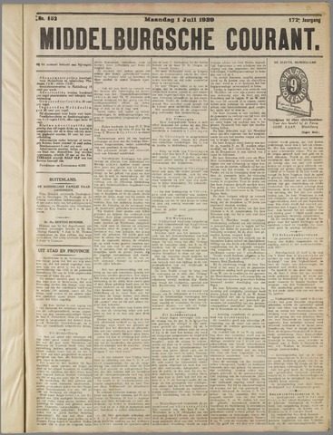 Middelburgsche Courant 1929-07-01
