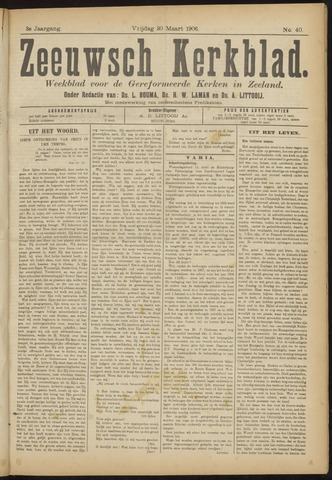Zeeuwsche kerkbode, weekblad gewijd aan de belangen der gereformeerde kerken/ Zeeuwsch kerkblad 1906-03-30