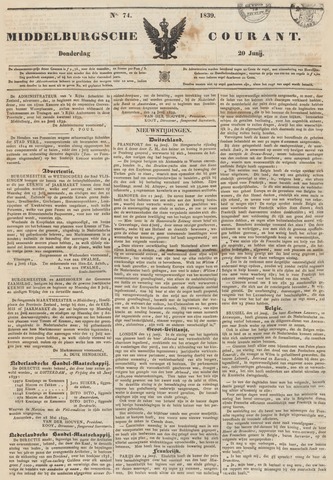 Middelburgsche Courant 1839-06-20