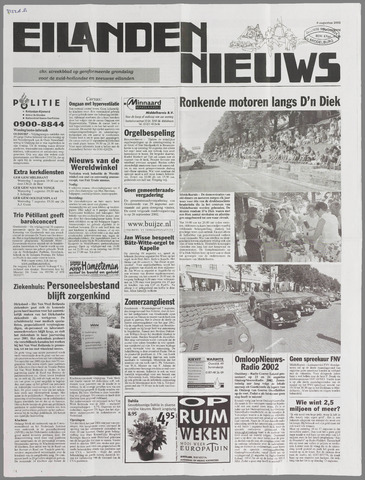 Eilanden-nieuws. Christelijk streekblad op gereformeerde grondslag 2002-08-06