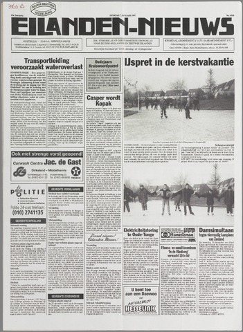 Eilanden-nieuws. Christelijk streekblad op gereformeerde grondslag 1997-01-07