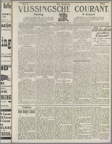 Vlissingse Courant 1912-01-09