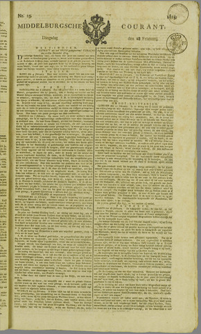 Middelburgsche Courant 1815-02-28