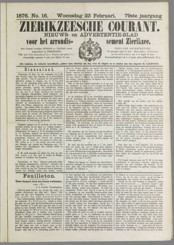 Zierikzeesche Courant 1876-02-23