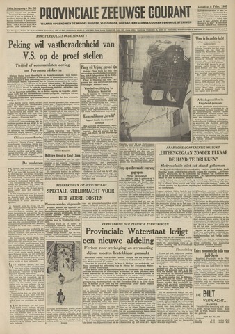 Provinciale Zeeuwse Courant 1955-02-08
