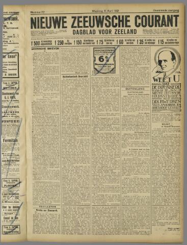 Nieuwe Zeeuwsche Courant 1921-04-11