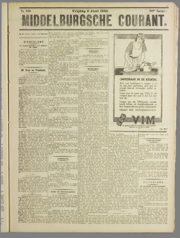 Middelburgsche Courant 1924-06-06