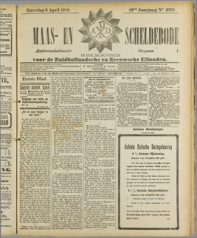Maas- en Scheldebode 1918-04-06