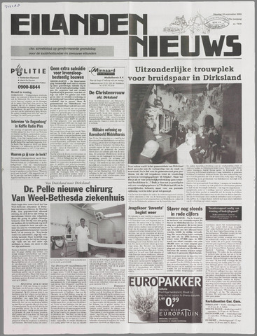 Eilanden-nieuws. Christelijk streekblad op gereformeerde grondslag 2002-09-10