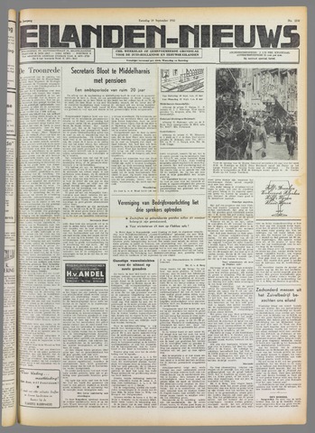 Eilanden-nieuws. Christelijk streekblad op gereformeerde grondslag 1953-09-19